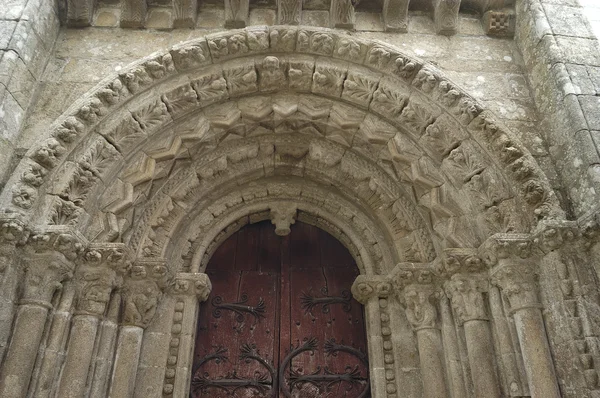 Kostel Villar de Donas, Palas de Rey, Lugo, Galicie, Španělsko — Stock fotografie