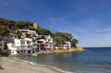 Sa Tuna Beach in Begur, Costa Brava, Girona, Catalonia, Spain clipart