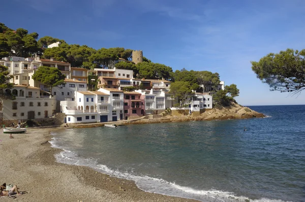 Sa Tuna Beach Begur, Costa Brava, Girona, Catalonia, İspanya — Stok fotoğraf