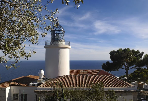 San Sebastian Lighthouse, Palafrugell, Costa Brava, Girona, Spain — Stock Photo, Image