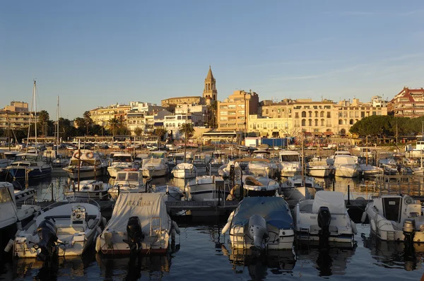 Vieuw de Palamos, Costa Brava, Girona, España — Foto de Stock