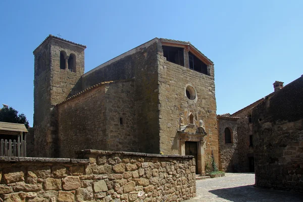 Kyrkan av Sant Llorens de les Arenes, Casavells, Baix Emporda, — Stockfoto