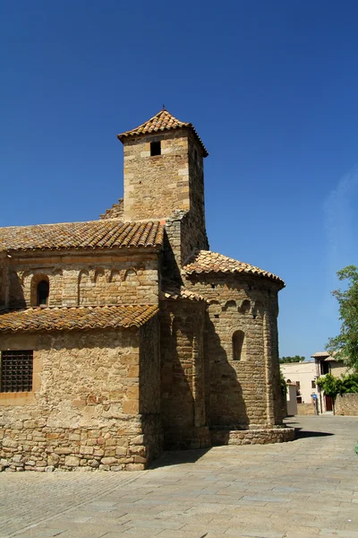 Church of Sant Pere, Ullastret, Girona, Spain — стоковое фото