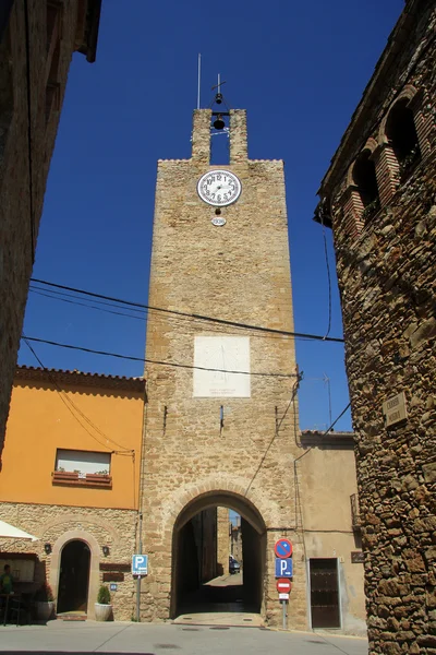 Башня Palau-Sator Baix Emporda Girona, Испания — стоковое фото