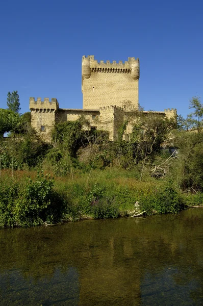Kastély Cuzcurrita de Rio Tiron, Xiv század, La Rioja, Spanyolország — Stock Fotó