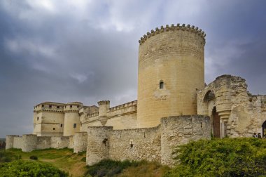 Cuellar'daki Alburquerque Dükleri Kalesi-Sarayı.,Valladolid, İspanya