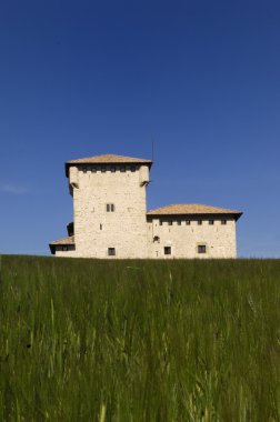 kule Torreon de Varona,Villanane, Alava, Bask Ülkesi, İspanya