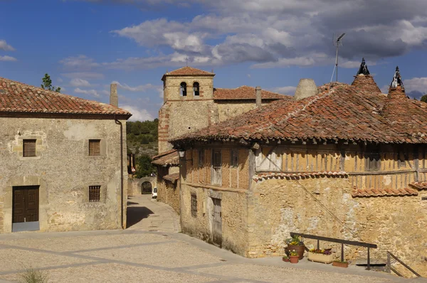 Aldeia da província de Calatanazor Soria, Castilla y Len, Espanha — Fotografia de Stock