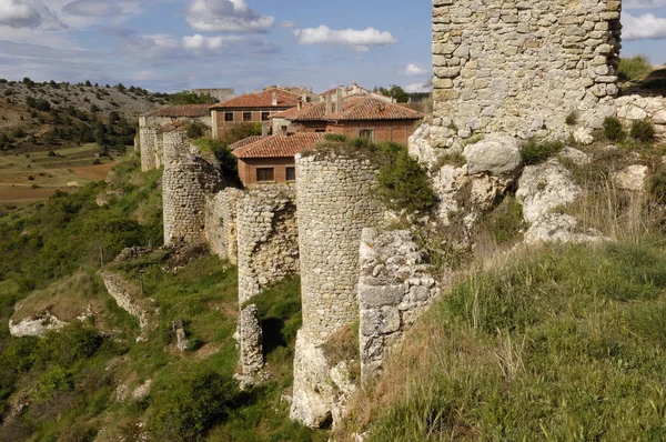 Calatanazorcastle and walls ruins, Provincia de Soria, Castilla y León, España — Foto de Stock