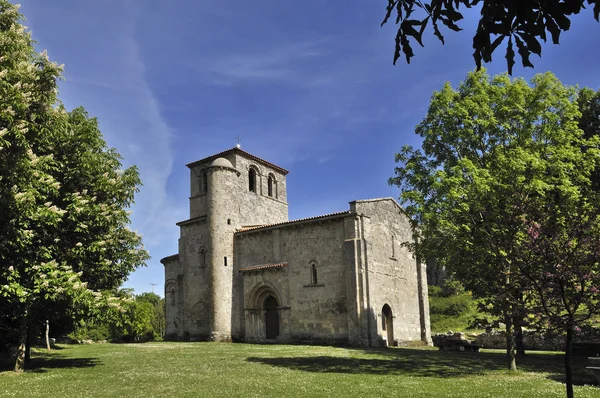 Церква Богоматері долини, Monasterio де Rodilla, Ла-Bureba, провінція Бургос, Кастилья-Леон, Іспанія — стокове фото