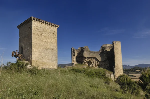 Замок і стіни в Санта Gadea дель Сід в провінції Бургос, Castilla-Леон, Іспанія — стокове фото