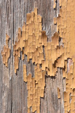 Eski ahşap boya parçaları ile