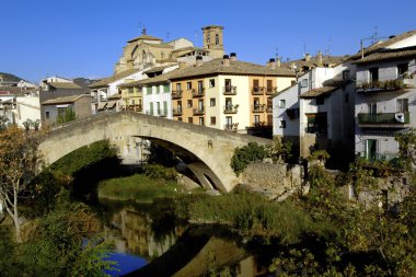 View of Estella, Lizarra, Navarra, Spain clipart