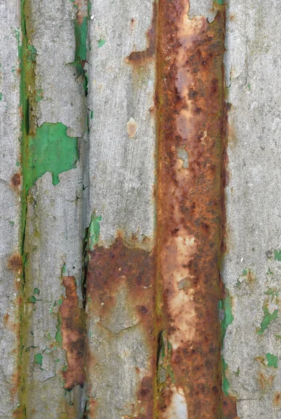 녹슨 금속 및 페인트 치핑 — 스톡 사진