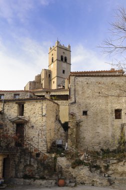 Saint-Vicent-tr-Haut d Eus Kilisesi, Languedoc Roussillon, P