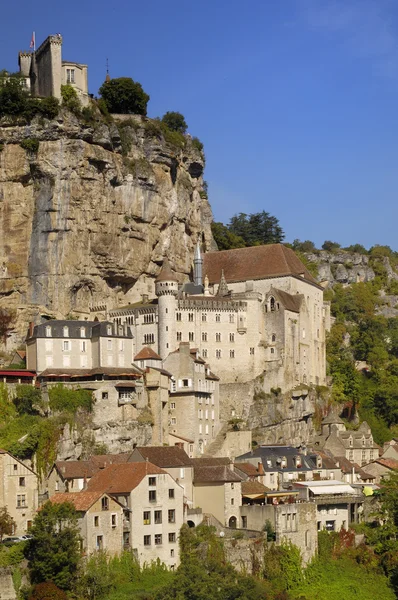 Villaggio di Rocamadour in Midi-Pyrenees, Francia — Foto Stock