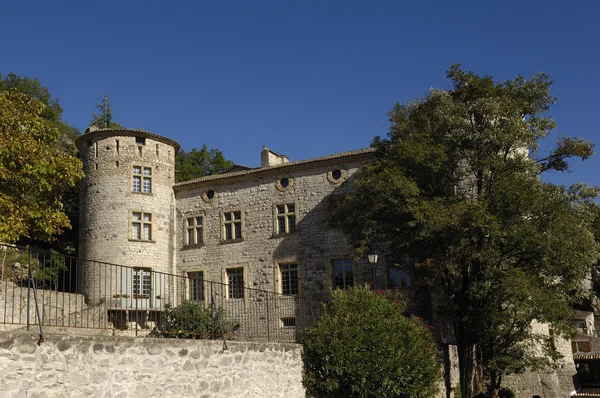 Castello di Vogue, Rhone-Alpes, Ardeche, Francia — Foto Stock