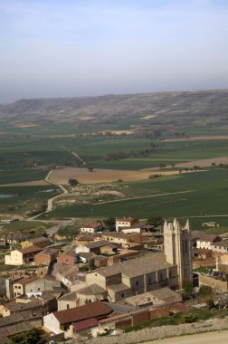 Castrojeriz, Burgos Eyaleti, İspanya görünümünü