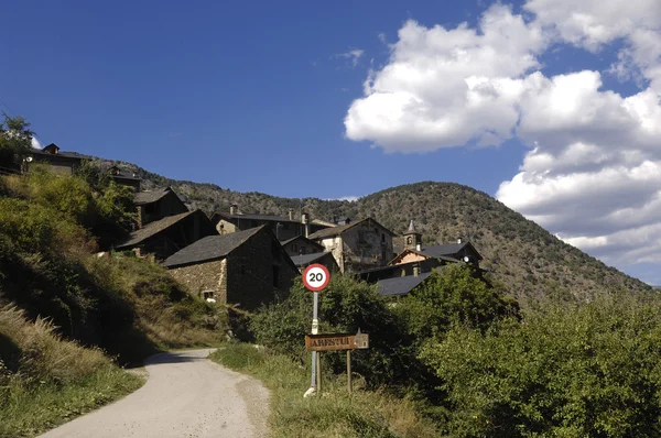 Villaggio di Arestui, Pallars Sobira, provincia di LLeida, Catalogna, S — Foto Stock