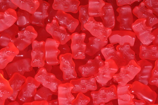 Caramelos gomoso rojo — Foto de Stock