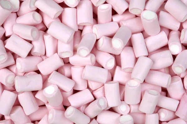 Stapel van Marshmallow roze kleur — Stockfoto