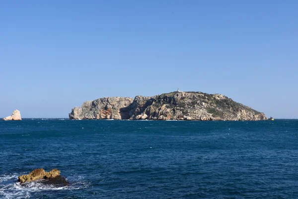 Uitzicht op de Medes-eilanden van l'Estartit, Baix Emporda, Girona provincie, Catalonië, Spanje — Stockfoto