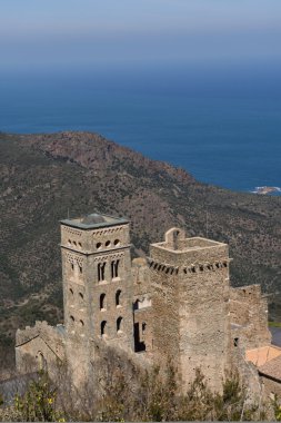 Benedictine Manastırı Sant Pere de Rodes, Girona Eyaleti, Catalonia, İspanya