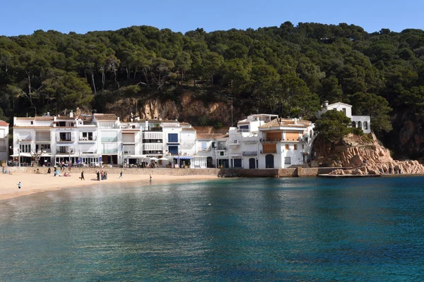 Tamariu beach, Costa Brava, Girona provincie, Katalánsko, Španělsko — Stock fotografie