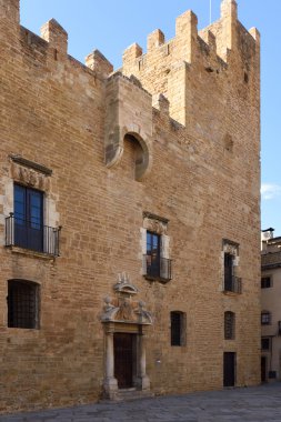 Castle-La Bisbal Emporda, Baix Emporda, Girona il Sarayı