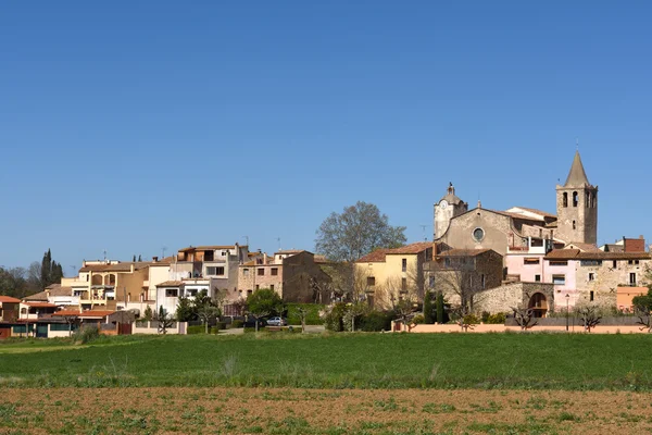 Vesnice Sant Sadurni de la Heura, Baix Emporda, Provincie Girona — Stock fotografie