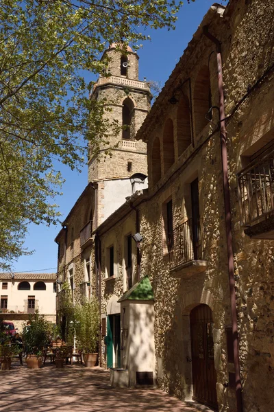 Byn av Corca, Baix Emporda; Girona-provinsen; Katalonien. Spanien — Stockfoto