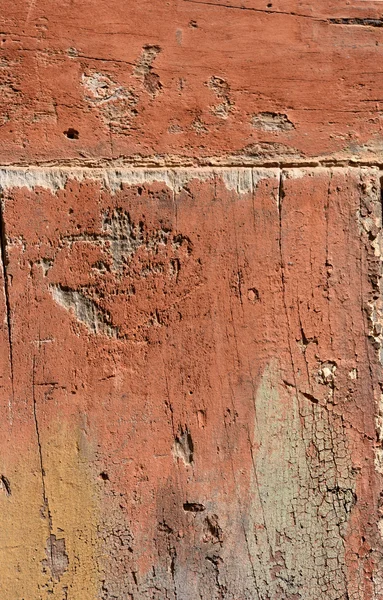 Textura de una madera vieja con pintura —  Fotos de Stock