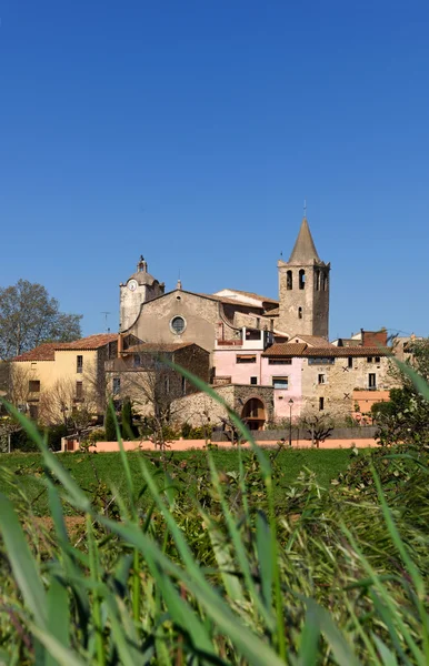 Köy Sant Sadurni de la Heura, Baix Emporda, Girona il — Stok fotoğraf