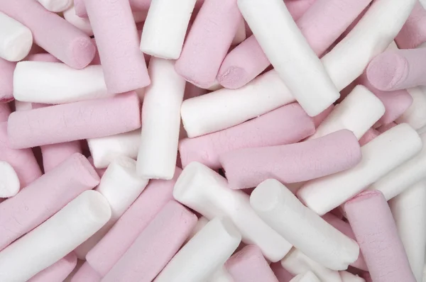 Fechar a pilha de pastilha elástica, marshmallow , — Fotografia de Stock