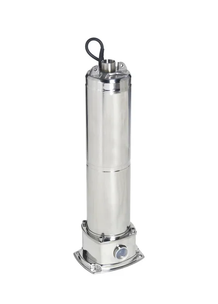 Pompa wody głębinowe na białym — Zdjęcie stockowe