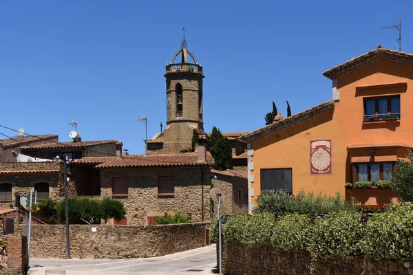 Деревня Хафре-Баэскорда, провинция Жирона, Каталония, Испания — стоковое фото