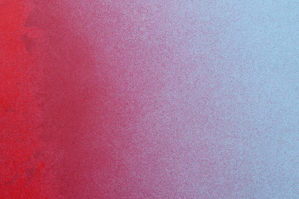 Tinta Spray Vermelho Fundo Papel Cor Azul — Fotografia de Stock