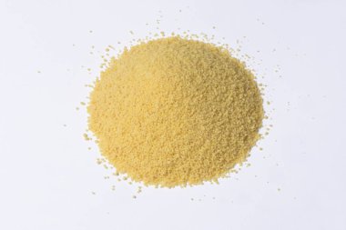 Beyaz arkaplanda öksürük yığını