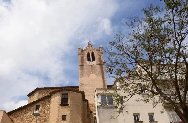 Iglesia Sant Marti Calonge Provincia Girona Cataluña España — Foto de Stock
