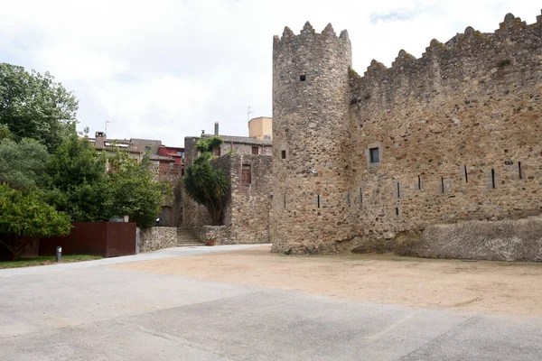 Murallas Calonge Provincia Girona Cataluña España — Foto de Stock