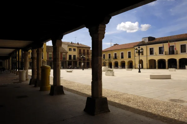 Main Square, Villalpando, Zamora, Spanje — Stockfoto