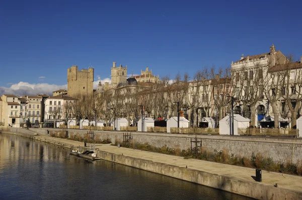 canal de la Whys olarak narbonne, languedoc-roussillon - Fransa 
