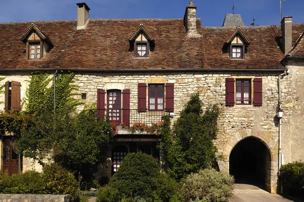 Középkori falu Loubressac, Franciaország — Stock Fotó