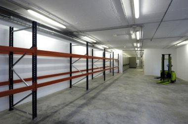 Modern depo, sanayi için arka plan - 