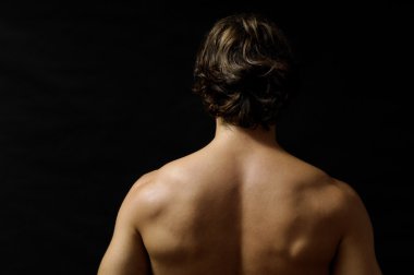 bir adamın sırtı ile fotoğraf stüdyosu,