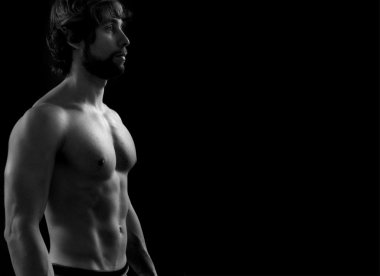 aked adam onun vücut fitness gösterilen,