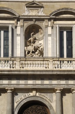 Palau de la Generalitat, hükümet, Barcelona, İspanya