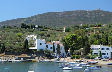 bağlantı noktası Lligat'ta, Cadaques, Costa Brava, Girona manzarası