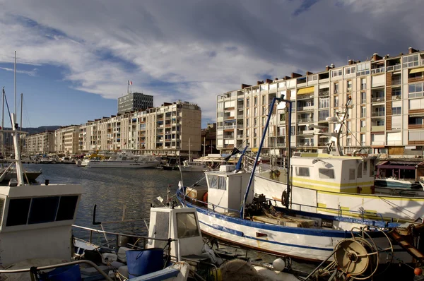 Vista de Toulon, Ribiera francés, Francia — Foto de Stock