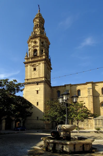 La Asuncion Church, Briones, La Rioja, — Stok fotoğraf